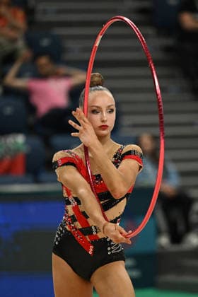 OTHER - Gymnastics - European Championships in Rhythmic gymnastics, Rhythmische Sportgymnastik, RSG Photo by IPA ABACAPRESS.COM85112471 - PAVLOVICA Darina (LAT) during European Championships in Rhythmic Gymnastics, Gymnastics in Varna, Bulgaria, May 27 2026 Varna Bulgaria  Copyright: xIPAxSport ABACAx
