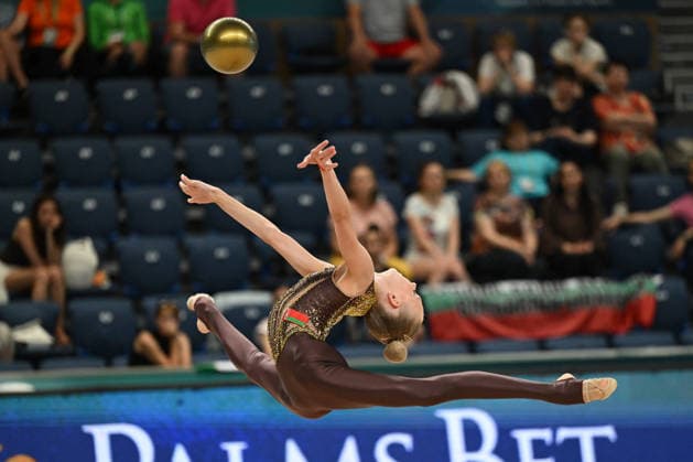 OTHER - Gymnastics - European Championships in Rhythmic gymnastics, Rhythmische Sportgymnastik, RSG Photo by IPA ABACAPRESS.COM85112473 - BABKEVICH Kira (BLR) during European Championships in Rhythmic Gymnastics, Gymnastics in Varna, Bulgaria, May 27 2026 Varna Bulgaria  Copyright: xIPAxSport ABACAx