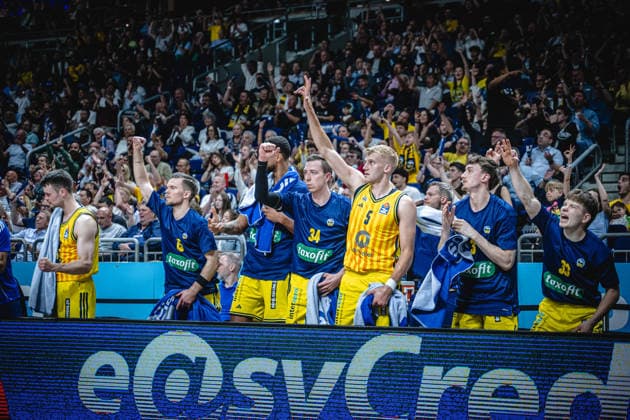 Basketball Berlin 27 05 2026 Season 2025 2026 EasyCredit BBL 1 Bundesliga Men, Men Playoffs Quarterfinals Game 5 Alba Berlin RASTA Vechta jubel Alba