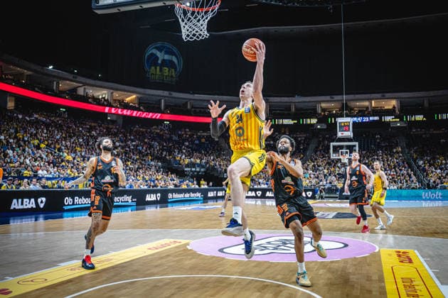 Basketball Berlin 27 05 2026 Season 2025 2026 EasyCredit BBL 1 Bundesliga Men, Men Playoffs Quarterfinals Game 5 Alba Berlin RASTA Vechta Justin Bean Alba Berlin, No 34