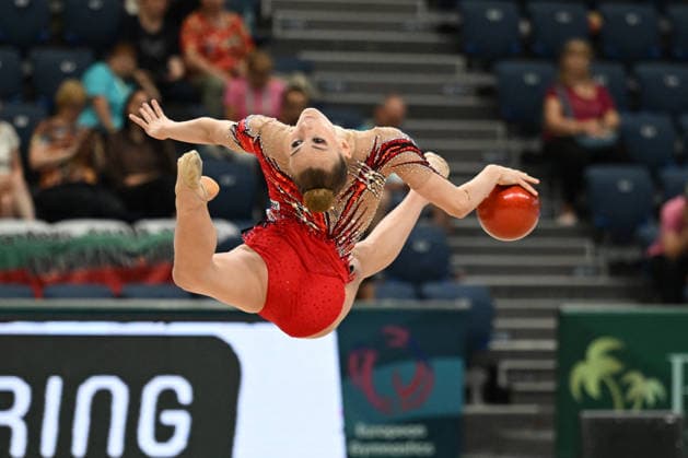 OTHER - Gymnastics - European Championships in Rhythmic gymnastics, Rhythmische Sportgymnastik, RSG Photo by IPA ABACAPRESS.COM85112918 - GODIOZ Elodie Margot (ITA) during European Championships in Rhythmic Gymnastics, Gymnastics in Varna, Bulgaria, May 27 2026 Varna Bulgaria  Copyright: xIPAxSport ABACAx