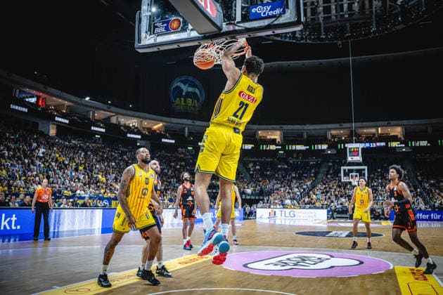 Basketball Berlin 27 05 2026 Season 2025 2026 EasyCredit BBL 1 Bundesliga Men, Men Playoffs Quarterfinals Game 5 Alba Berlin RASTA Vechta Michael Rataj Alba Berlin, No 21