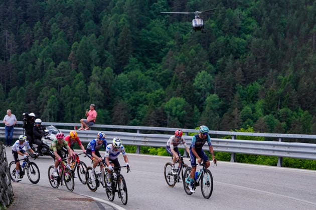 The pack riders during Stage 17 of the Giro d’Italia, from Cassano d’Adda to Andalo, Italy, Wednesday, May 27, 2026.  Copyright: xFabioxFerrari LaPressex