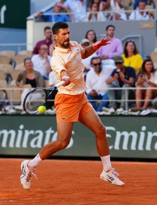 Novak Djokovic French Open Tennis, Day Four, Tennis, Roland Garros, Paris, France - 27 May 2026Paris Roland Garros France EDITORIAL USE ONLY No use with unauthorised audio, video, data, fixture lists, club league logos or live services. Online in-match use limited to 120 images, no video emulation. No use in betting, games or single club league player publications. Copyright: xJavierxGarcia Shutterstockx 16898261y