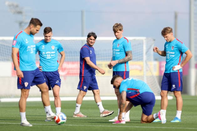 Training session of Croatian national football team Luka Sucic and Zlatko Dalic of Croatia during a training session at Rujevica Stadium in Rijeka, Croatia, on May 27, 2026. The Croatian national football team is holding a pre-World Cup training camp ahead of friendly matches against Belgium and Slovenia.  NelxPavletic PIXSELL