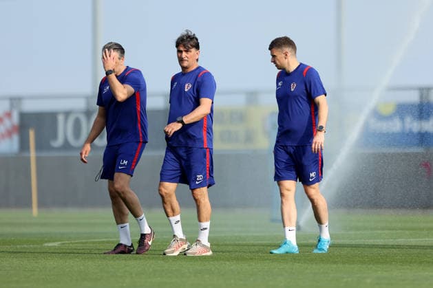 Training session of Croatian national football team Head coach of Croatia Zlatko during a training session at Rujevica Stadium in Rijeka, Croatia, on May 27, 2026. The Croatian national football team is holding a pre-World Cup training camp ahead of friendly matches against Belgium and Slovenia.  NelxPavletic PIXSELL