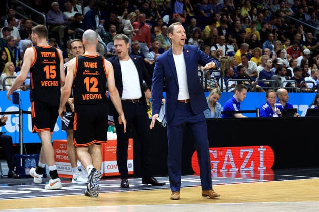DEU, easyCredit BBL, ALBA vs Rasta Vechta, 27 05 2026, Uber Arena, Berlin, DEU, easyCredit BBL, ALBA vs Rasta Vechta, in the picture Headcoach Christian Held RASTA Vechta , nordphotoxGmbHx xEngler nph00076