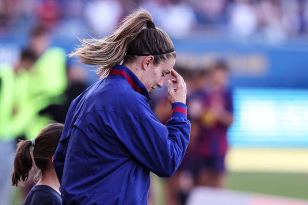 May 27, 2026, Sant Joan Despi, Barcelona, Spain: Alexia Putellas of FC Barcelona, Barca gestures during the Spanish Women league, Liga F, football match played between FC Barcelona and Real Sociedad at Johan Cruyff Stadium on May 27, 2026 in Sant Joan Despi, Barcelona. FC Barcelona V Real Sociedad - Liga F  - ZUMAa181 20260527_zaa_a181_051 Copyright: xJavierxBorregox