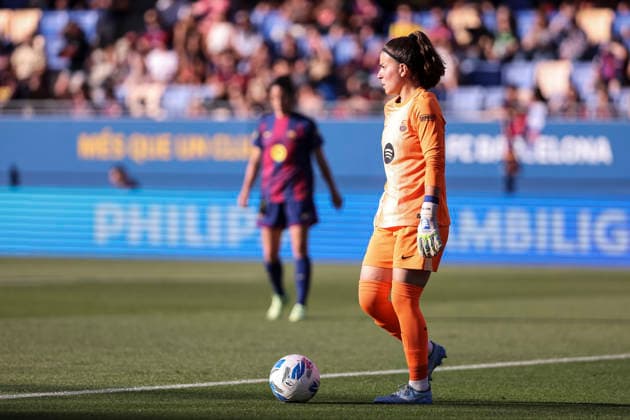 May 27, 2026, Sant Joan Despi, Barcelona, Spain: Gemma Font of FC Barcelona, Barca in action during the Spanish Women league, Liga F, football match played between FC Barcelona and Real Sociedad at Johan Cruyff Stadium on May 27, 2026 in Sant Joan Despi, Barcelona. FC Barcelona V Real Sociedad - Liga F  - ZUMAa181 20260527_zaa_a181_059 Copyright: xJavierxBorregox