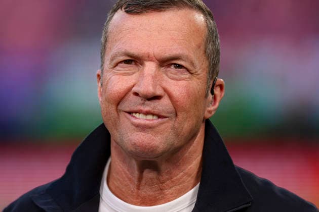 27.05.2026, EUR, Fussball, Herren, Conference League Finale, Saison 2025 2026, Crytsal Palace F.C. - Rayo Vallecano de Madrid Lothar Matthäus lächelt, lacht Leipzig Leipzig Stadium Sachsen Deutschland *** 27 05 2026, EUR, Football, Men, Conference League Final, Season 2025 2026, Crytsal Palace F C Rayo Vallecano de Madrid Lothar Matthäus smiles, laughs Leipzig Leipzig Stadium Saxony Germany Copyright: xAdrianxSchlüterx