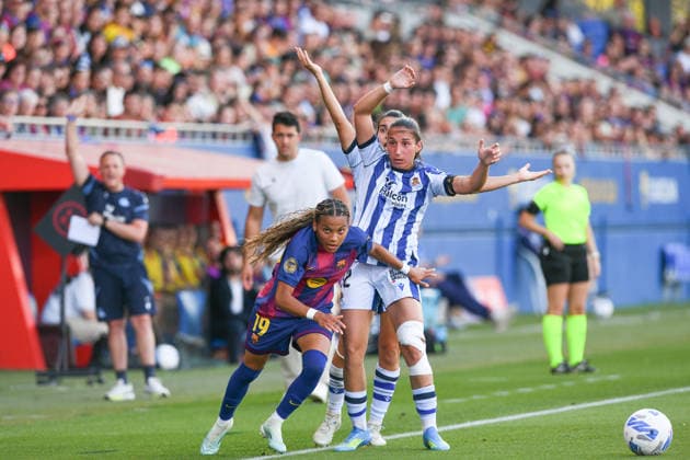 FC Barcelona, Barca v REAL SOCIEDAD. JOHAN CRUYFF STADIUM,BARCELONA. May 27,2026 FC BARCELONA vs REAL SOCIEDAD. May 27,2026 during the match between FC Barcelona and Real Sociedad corresponding to the last day of the La Liga F at the Johan Cruyff Stadium in Barcelona, Spain, on May 27, 2026. Alexia Putellas last game with FC Barcelona Barcelona ESP Copyright: xS.xRosx
