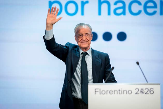 Football, Spain, Real Madrid, Florentino Perez presidential candidacy