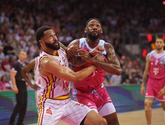 Jeff Garrett Telekom Baskets Bonn vs. Fitness First Würzburg (Wuerzburg) Baskets Playoffs Viertelfinale Spiel 5 - Saison 2025 26 *** Jeff Garrett Telekom Baskets Bonn vs Fitness First Würzburg Wuerzburg Baskets Playoffs Quarterfinals Game 5 Season 2025 26