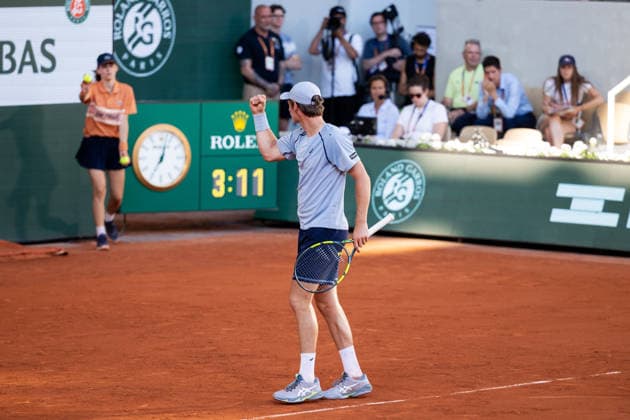 Paris, France - May 27: Valentin Royer of France is seen in action during his second round match against Novak Djokovic of Serbia during Day Four of the 2026 French Open at Roland Garros on May 27, 2026 in Paris, France. (Photo by Pauline FIGUET SPP)  Copyright: xPaulinexFIGUETx xSPPx Sportspressphoto_SPR155600