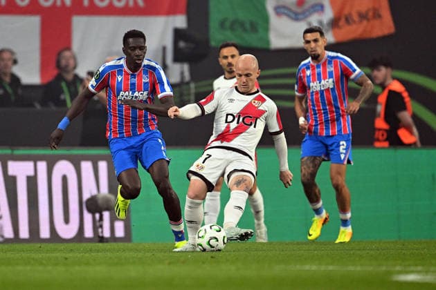 IPA85115340 - Palazon Isi Crystal palace during the UEFA Europe Conference 2026 final between Rayo Vallecano de Madrid vs. Crystal Palace F.C. on May 27th, 2026 at the Red Bull Arena, Leipzig, Germany  Copyright: xVincenzoxOrlando IPAxSportx xx 85115340