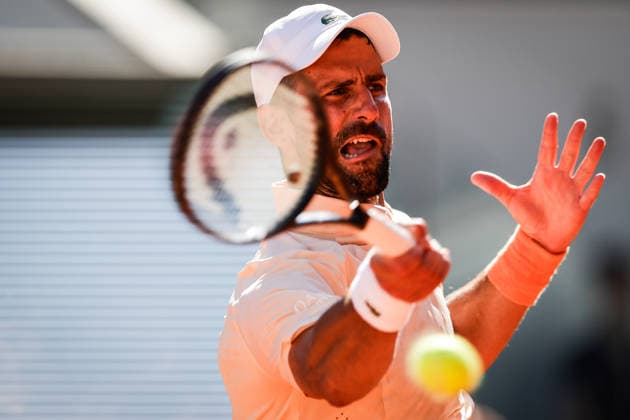 May 27, 2026, Paris, France, France: Novak DJOKOVIC of Serbia during the fourth day of the Roland-Garros 2026, French Open 2026, Grand Slam tennis tournament at Roland-Garros Stadium on May 27, 2026 in Paris, France. Roland Garros 2026 - Day 4  - ZUMAm308 20260527_zsp_m308_052 Copyright: xMatthieuxMirvillex