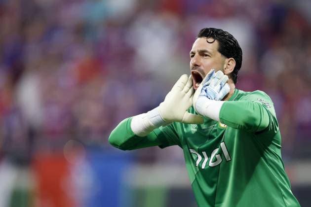 LEIPZIG - Rayo Vallecano de Madrid goalkeeper Augusto Batalla during the UEFA Conference League final between Crystal Palace FC and Rayo Vallecano de Madrid at the Leipzig Arena on 27 May 2026 in Leipzig, Germany. MAURICE VAN STEEN ANP UEFA Conference League - FINAL 2025-2026 xVIxANPxSportx xMauricexvanxSteenxIVx 559463366 originalFilename: 559463366.jpg