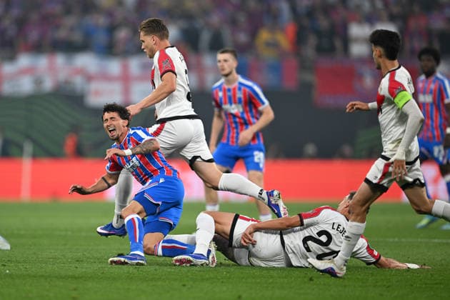 IPA85115825 - Florian Lejeune (Rayo Vallecano) during the UEFA Europe Conference 2026 final between Rayo Vallecano de Madrid vs. Crystal Palace F.C. on May 27th, 2026 at the Red Bull Arena, Leipzig, Germany  Copyright: xVincenzoxOrlando IPAxSportx xx 85115825