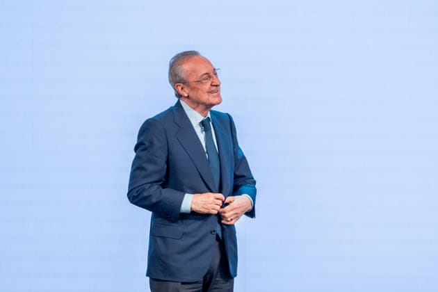 Real Madrid CF Elections 2026. Florentino Perez during his presentation of his candidacy for the presidency of Real Madrid CF. May 27, 2026. (ALTERPHOTOS Acero) MadridSpain  Copyright: xAcerox