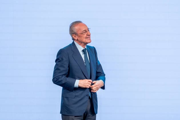 Florentino Perez during his presentation of his candidacy for the presidency of Real Madrid CF. May 27, 2026. (20260527706)