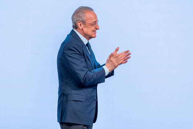Florentino Perez during his presentation of his candidacy for the presidency of Real Madrid CF. May 27, 2026. (20260527713)
