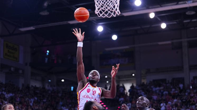 27 05 2026, xydrx, Basketball, easyCredit Basketball Bundesliga, Playoffs, Quarterfinals Game 5, Telekom Baskets Bonn Fitness First Wuerzburg Baskets, Telekom Dome Bonn Charles Thompson Fitness First Wuerzburg Baskets, 32 Copyright: HMBxMedia YannisxDreimann
