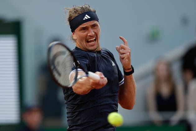 French Open Alexander Zverev GER during at the 2026 Roland Garros tournament in Paris, FRANCE, on May 27 2026 Copyright: AntonioxBorga