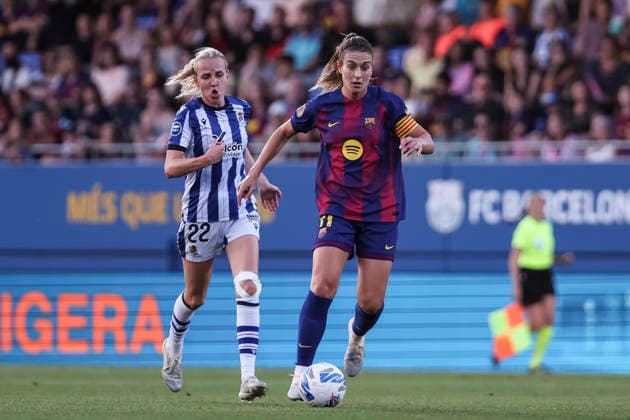 May 27, 2026, Sant Joan Despi, Barcelona, Spain: Alexia Putellas of FC Barcelona, Barca in action during the Spanish Women league, Liga F, football match played between FC Barcelona and Real Sociedad at Johan Cruyff Stadium on May 27, 2026 in Sant Joan Despi, Barcelona. Sant Joan Despi Spain - ZUMAa181 20260527_zaa_a181_145 Copyright: xJavierxBorregox