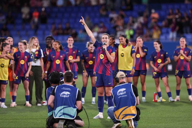 May 27, 2026, Sant Joan Despi, Barcelona, Spain: Alexia Putellas says goodbye to the fans in her final match as an FC Barcelona, Barca player after the Spanish Women league, Liga F, football match played between FC Barcelona and Real Sociedad at Johan Cruyff Stadium on May 27, 2026 in Sant Joan Despi, Barcelona. Sant Joan Despi Spain - ZUMAa181 20260527_zaa_a181_150 Copyright: xJavierxBorregox