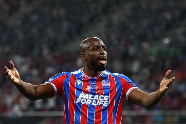 UEFA Conference League Final: Crystal Palace v Rayo Vallecano LEIPZIG, GERMANY - 27th May 2026: Jean-Philippe Mateta of Crystal Palace celebrates during the UEFA Conference League Final match between Crystal Palace FC and Rayo Vallecano de Madrid at the Red Bull Arena Leipzig Red Bull Arena Germany Copyright: xCraigxMercerx xPeakxActionxPhotosx