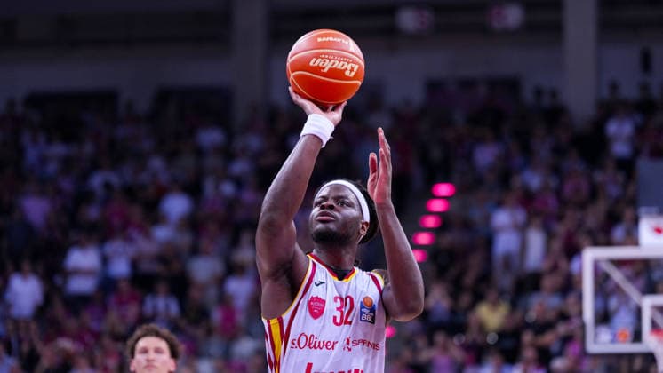 27 05 2026, xydrx, Basketball, easyCredit Basketball Bundesliga, Playoffs, Quarterfinals Game 5, Telekom Baskets Bonn Fitness First Wuerzburg Baskets, Telekom Dome Bonn Charles Thompson Fitness First Wuerzburg Baskets, 32 Copyright: HMBxMedia YannisxDreimann