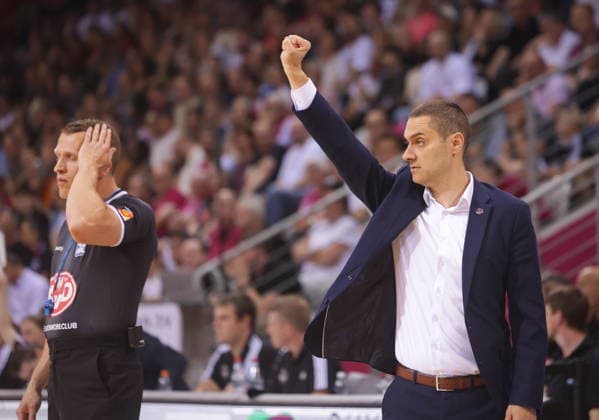 Coach Marko Stankovic Telekom Baskets Bonn vs Fitness First Würzburg Wuerzburg Baskets Playoffs Quarterfinals Game 5 Season 2025 26