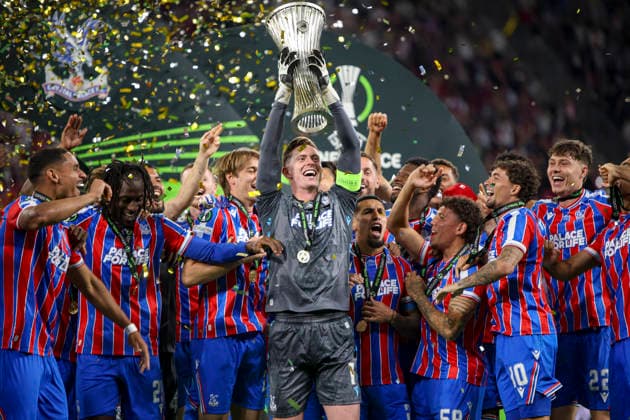 Football, ECL, Final, Crystal Palace is UEFA Europa Conference League winner