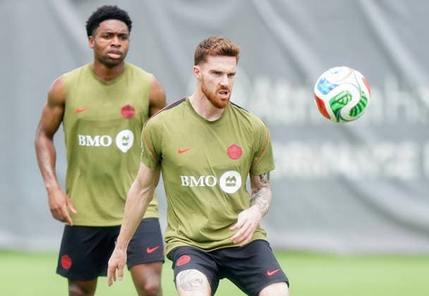 May 27, 2026, Charlotte, Nc, UNITED STATES: Canada defender Joel Waterman controls the ball during Team Canada World Cup roster selection camp in Charlotte, N.C., on Wednesday, May 27, 2026. Canada News - May 27, 2026  - ZUMAc35_ 20260527_zaf_c35_199 Copyright: xNathanxDenettex