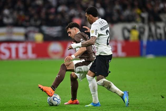 NEO QUIMICA ARENA Sao Paulo (SP), 05 27 2026 - SPORTS LIBERTADORES: CORINTHIANS X PLATENSE (ARG) - Corinthians player Matheuzinho during the match between CORINTHIANS X PLATENSE (ARG), valid for the sixth round of the group stage of the Libertadores, held at Neo Quimica Arena, on the night of Wednesday, May 27. (Photo: Eduardo Carmim Photo Premium SPP) 30930 (Eduardo Carmim SPP)  Copyright: xEduardoxCarmimx xSPPx spp-en-EdCa-libertadores_corinthians_river_plate_se_485650
