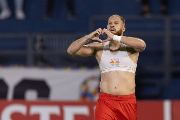 Red Bull Bragantino v Carabobo FC - Copa Sudamericana 2026 Braganca Paulista, Brazil, May 27, 2026 - Isidro Pitta of Red Bull Bragantino celebrates after scoring during the CONMEBOL Copa Sudamericana 2026 match against Carabobo FC at Estadio Cicero de Souza Marques. Copyright: xRPxFotoPressxDiogoxReisx
