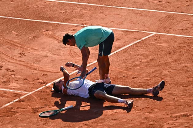 2026 French Open - Jakub Mensik Jakub Mensik (CZE) during his second round match at the 2026 Roland Garros French Tennis open tournament in Paris, France, on May 27, 2026. Photo by Corinne Dubreuil ABACAPRESS.COM Paris France  Copyright: xDubreuilxCorinne ABACAx