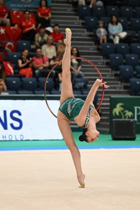 IPA85126905 - HARNASKO Alina (BLR) during European Championships in Rhythmic gymnastics, Rhythmische Sportgymnastik, RSG Gymnastics in Varna, Bulgaria, May 28 2026  Copyright: xFilippoxTomasi IPAxSportx xx 85126905