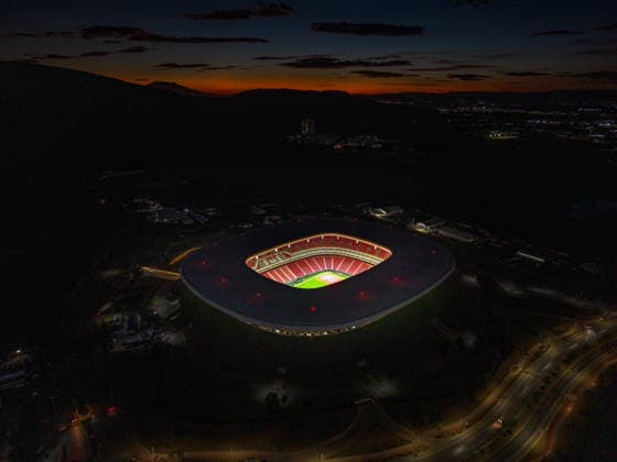 (260528) -- ZAPOPAN, May 28, 2026 -- This drone photo taken on May 27, 2026 shows the Guadalajara Stadium in Zapopan, Jalisco State, Mexico. The Guadalajara Stadium will host four group-stage matches during the 2026 FIFA World Cup, WM, Weltmeisterschaft, Fussball ) (SP)MEXICO-ZAPOPAN-FOOTBALL-FIFA WORLD CUP-STADIUM LixMuzi 