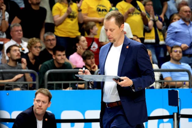 DEU, easyCredit BBL, ALBA vs Rasta Vechta, 27 05 2026, Uber Arena, Berlin, DEU, easyCredit BBL, ALBA vs Rasta Vechta, in the picture Headcoach Christian Held RASTA Vechta nordphotoxGmbHx xEngler nph00076