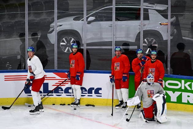 Czech national Ice hockey, Eishockey team training session at the 2026 IIHF Ice Hockey World Championship, WM, Weltmeisterschaft in Swiss Life Arena, Zurich, Switzerland, on May 28, 2026. (CTKxPhoto RadekxPetrasek) CTKPhotoP2026052802594  CTKPhotoP2026052802594