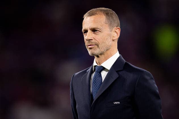 Football: UEFA President Aleksander Ceferin rules out standing as a candidate for the FIFA presidency; archive footage