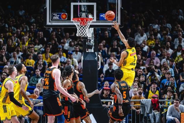 Basketball Berlin 27 05 2026 Season 2025 2026 EasyCredit BBL 1 Bundesliga Men, Men Playoffs Quarterfinals Game 5 Alba Berlin RASTA Vechta Jack Kayil Alba Berlin, No 07