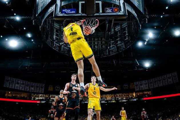 Basketball Berlin 27 05 2026 Season 2025 2026 EasyCredit BBL 1 Bundesliga Men, Men Playoffs Quarterfinals Game 5 Alba Berlin RASTA Vechta Jack Kayil Alba Berlin, No 07