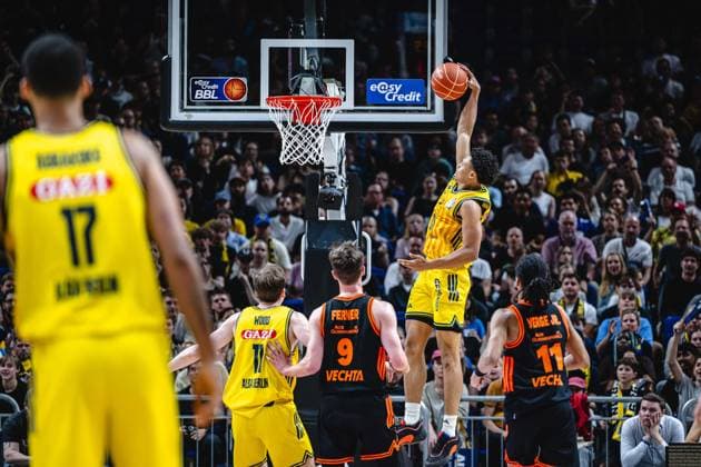 Basketball Berlin 27 05 2026 Season 2025 2026 EasyCredit BBL 1 Bundesliga Men, Men Playoffs Quarterfinals Game 5 Alba Berlin RASTA Vechta Jack Kayil Alba Berlin, No 07