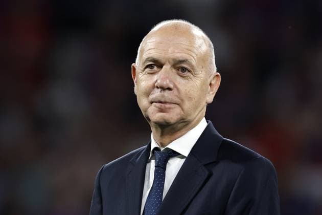 LEIPZIG - Bernd Neuendorf, president of the German Football Association (DFB), after the UEFA Conference League final between Crystal Palace FC and Rayo Vallecano de Madrid at the Leipzig Arena on 27 May 2026 in Leipzig, Germany. MAURICE VAN STEEN ANP UEFA Conference League - FINAL 2025-2026 xVIxANPxSportx xMauricexvanxSteenxIVx 559502071 originalFilename: 559502071.jpg