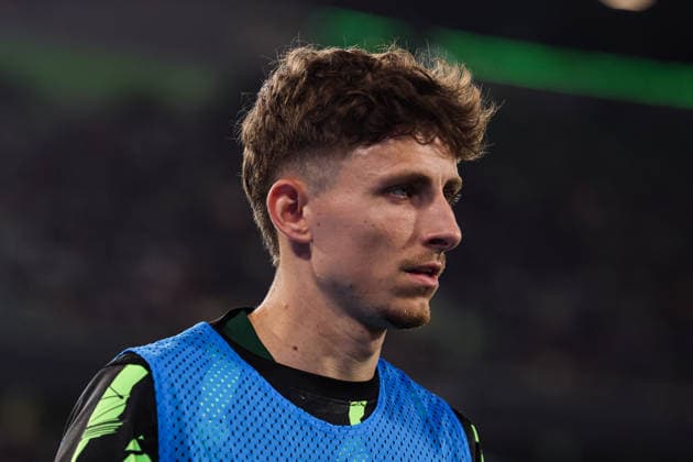 Jesper Lindström (VfL Wolfsburg,19) - Hinspiel Relegation 2026, 1. Fussball Bundesliga Saison 2025-2026 VfL Wolfsburg vs. SC Paderborn in der Volkswagen Arena in Wolfsburg - Fussball,Deutschland,Mann,Männer,21.05.2026 *** Jesper Lindström VfL Wolfsburg,19 First leg relegation 2026, 1 Football Bundesliga season 2025 2026 VfL Wolfsburg vs SC Paderborn at the Volkswagen Arena in Wolfsburg Football,Germany,Man,Men,21 05 2026
