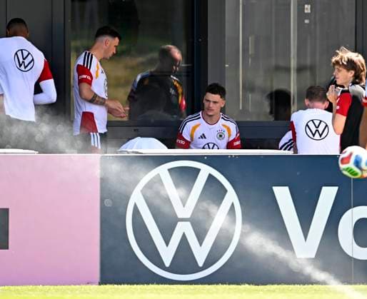 28 05 2026, Football DFB national team Germany, training camp before the World Cup in Herzogenaurach, in the home ground at ADIDAS First training session on the Adidas sports field, Florian Wirtz Germany