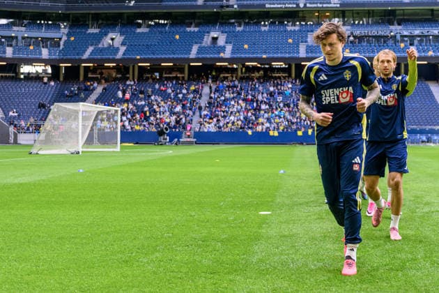 260528 Victor Nilsson Lindelöf of the Swedish national football team at a training session on May 28, 2026 in Stockholm Photo Johanna Säll BILDBYRAN code JL JL0620 fotboll football soccer fotball landskamp träning practice training sverige sweden sverige a fifa world cup vm bbeng  Copyright: JOHANNAxSÄLL BB260528BB180