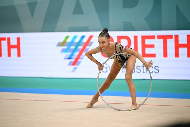 IPA85129872 - ILTERIAKOVA Sofiia (RUS) during European Championships in Rhythmic gymnastics, Rhythmische Sportgymnastik, RSG Gymnastics in Varna, Bulgaria, May 28 2026  Copyright: xFilippoxTomasi IPAxSportx xx 85129872